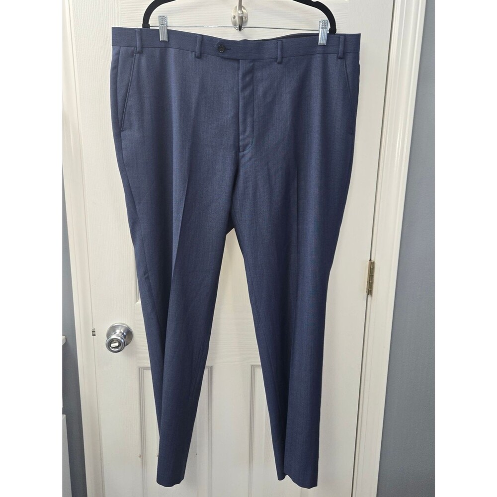 ​LAUREN RALPH LAUREN Blue Wool Blend Dress Pants Slacks Men's 42W x 32L